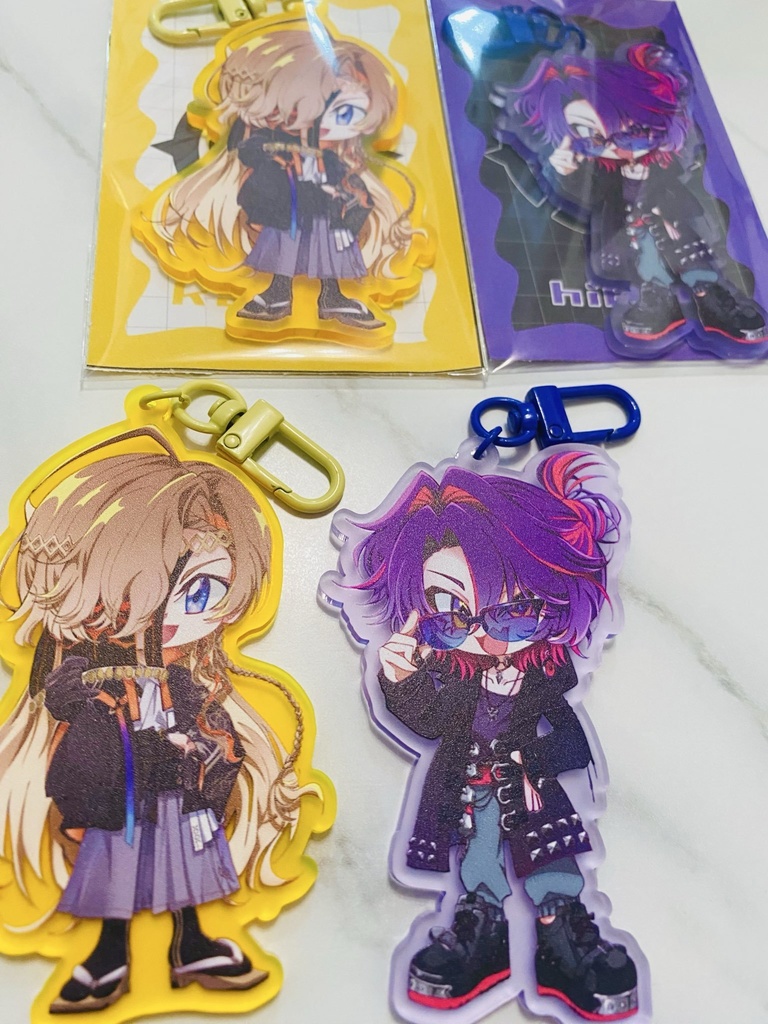 【にじそうさく11】アクリルキーホルダー8cm