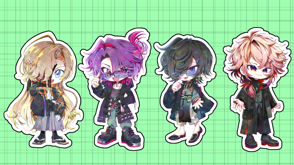   【にじそうさく11】VOLTACTIONホログラムシールセット