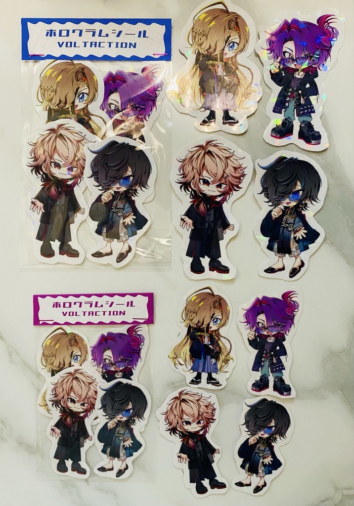 【にじそうさく11】VOLTACTIONホログラムシールセット