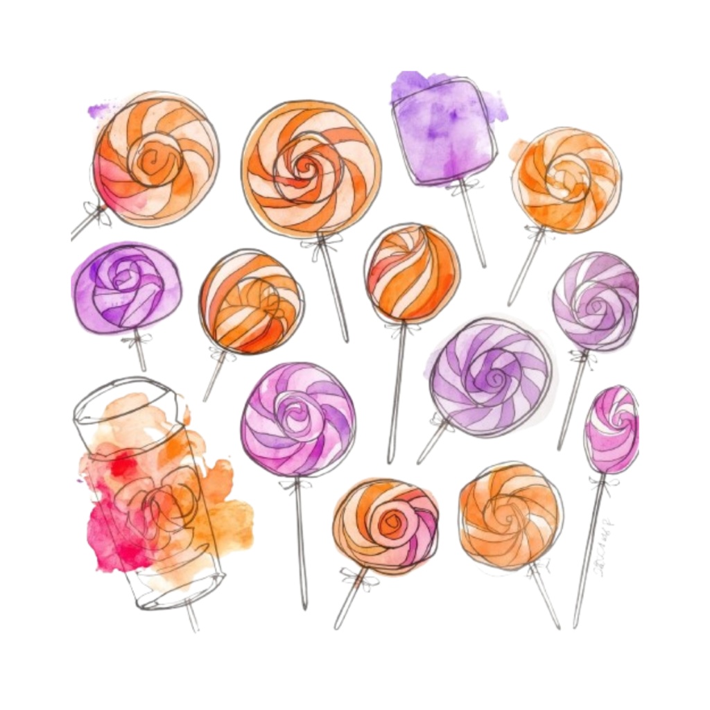 おしゃれなハロウィン水彩イラスト 13点セット|大人かわいいクリップアート|商用利用OK 背景透過PNG |魔女・黒猫・かぼちゃ・月・キャンディ