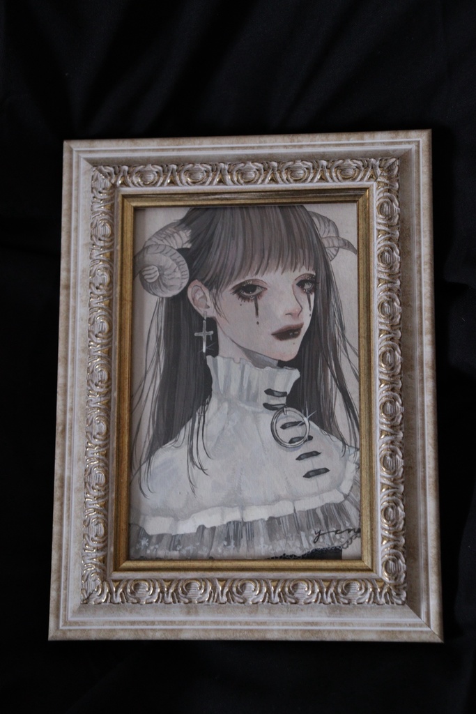 アナログ原画 「薄墨」