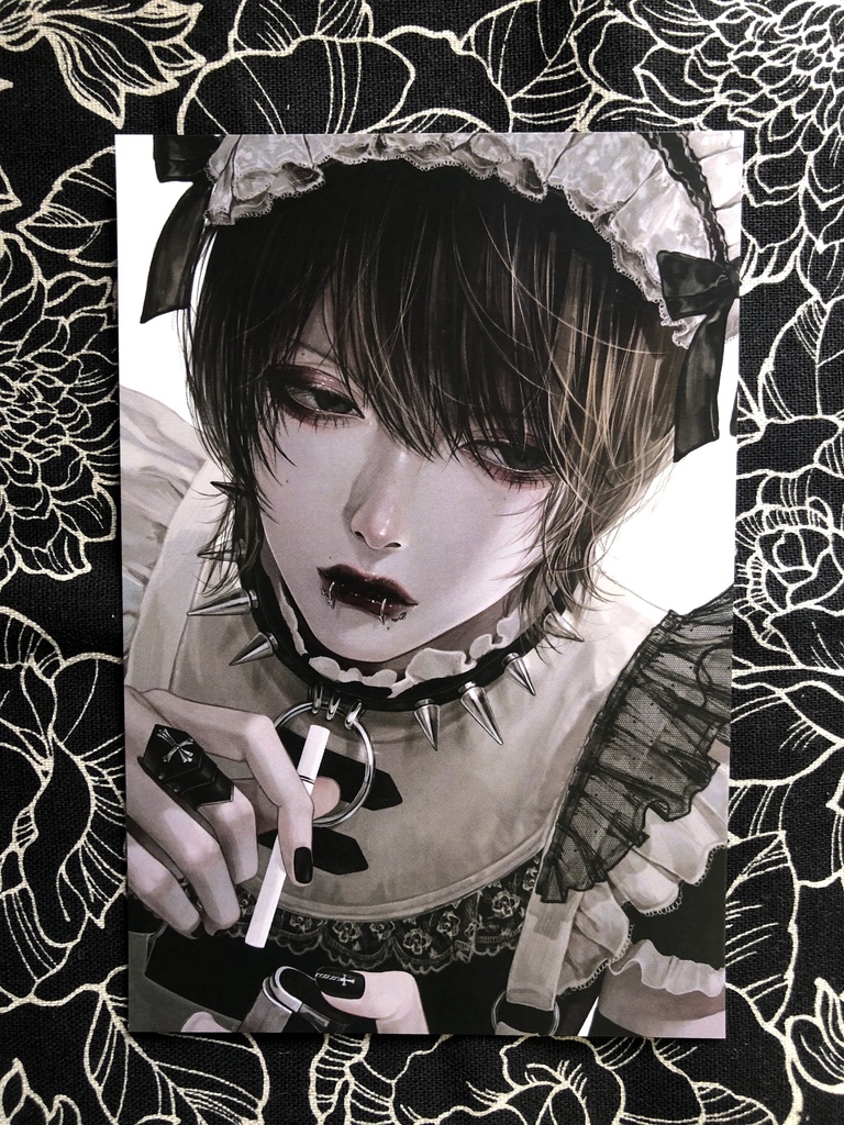 メイド　ポストカード