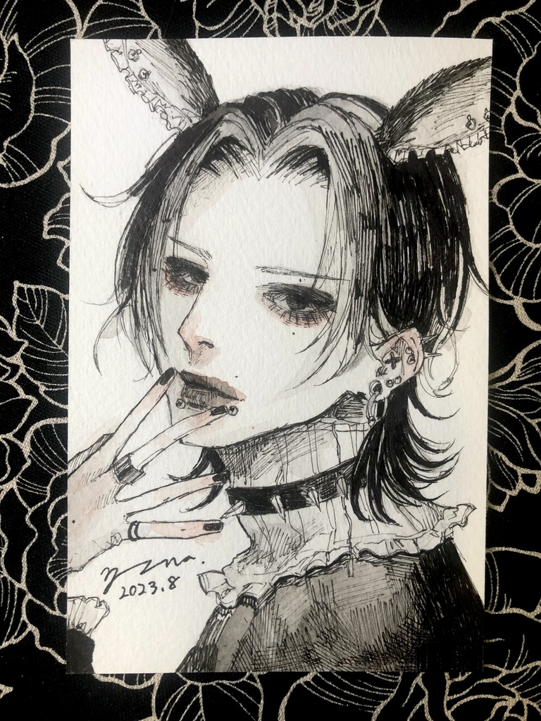うさぎ君　ドローイング②
