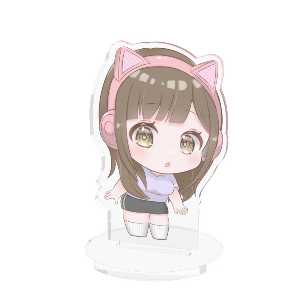 しーにゃ手書きイラストアクリルスタンド