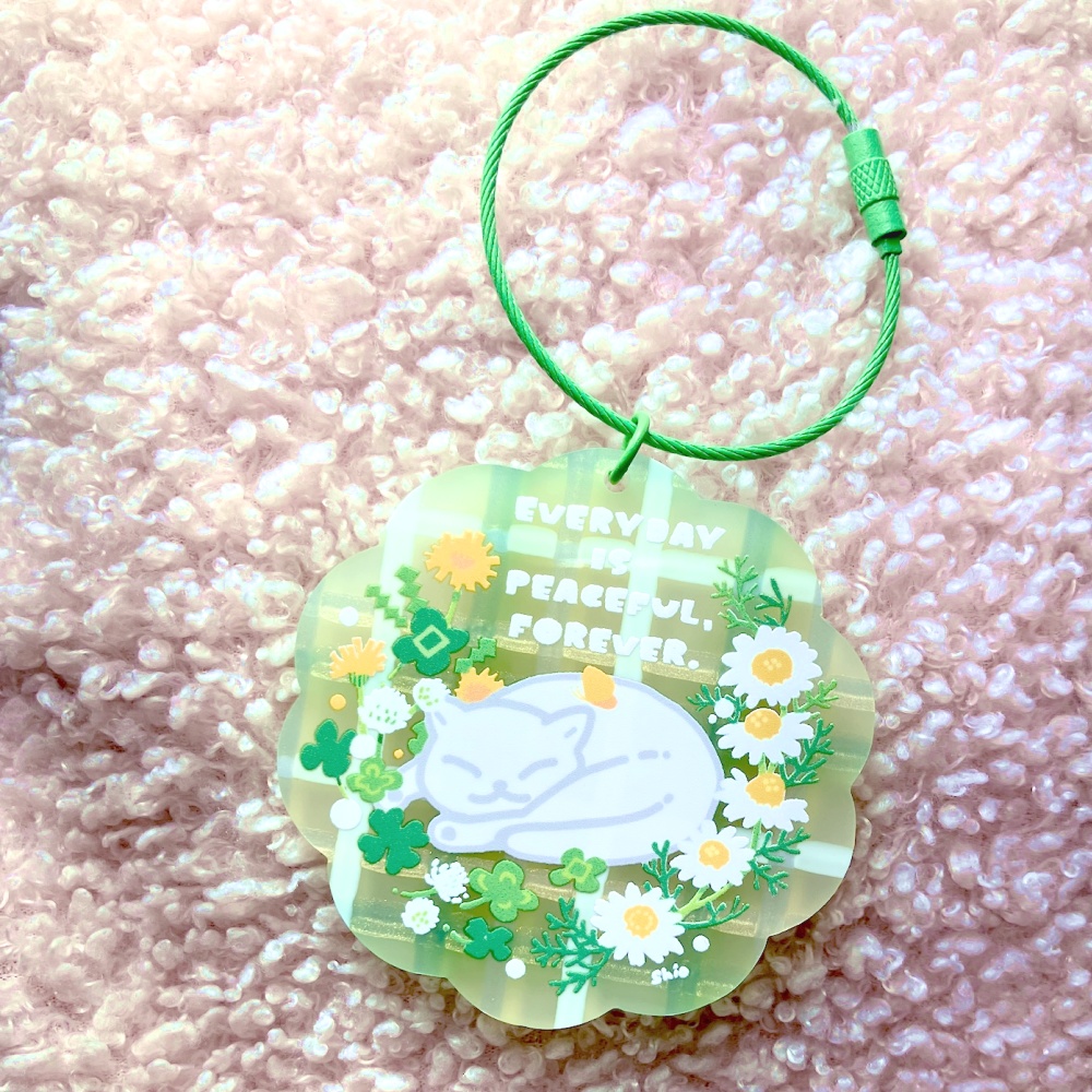 アクリルキーホルダー【peace】