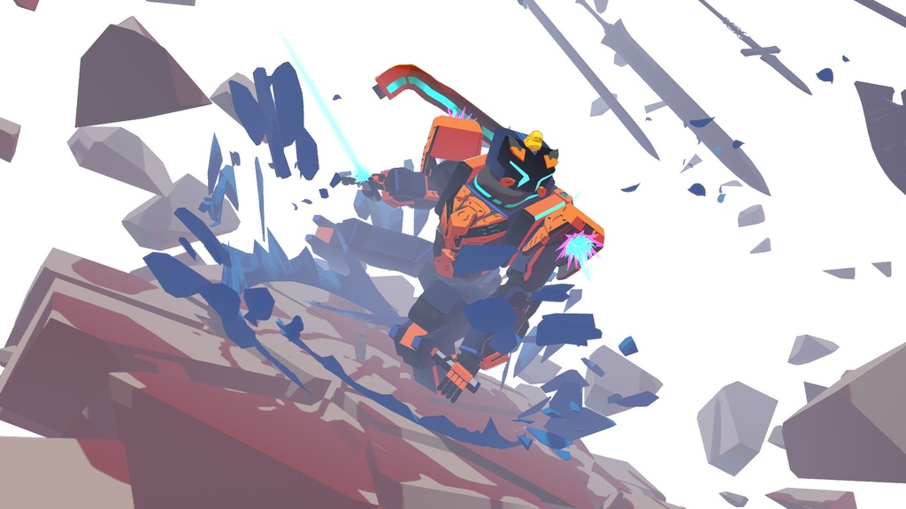 シンプルスラスターエフェクトパーツ