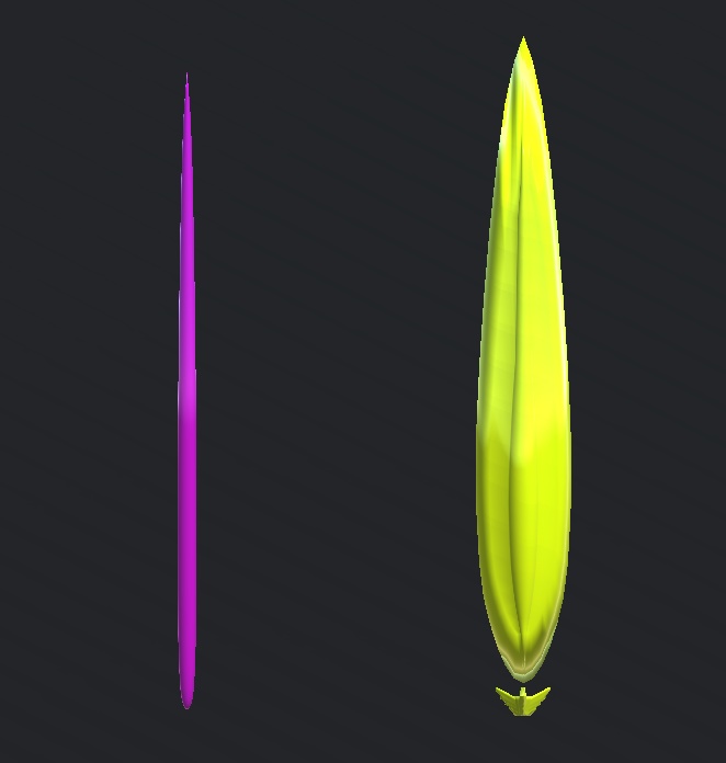 シンプルビームエフェクトパーツ