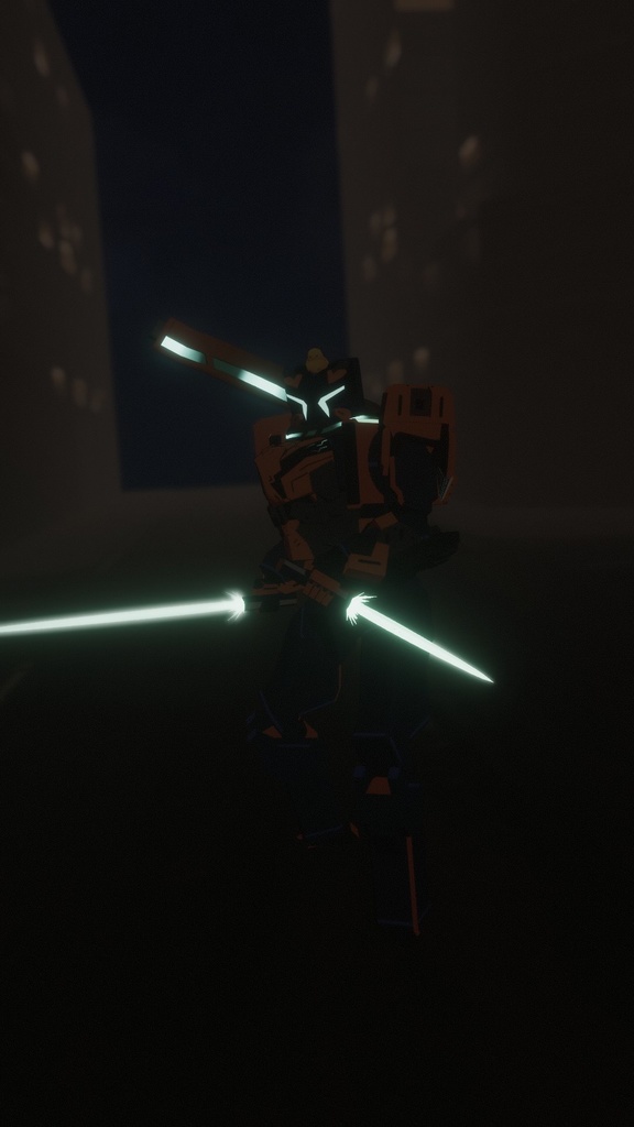 シンプルビームエフェクトパーツ