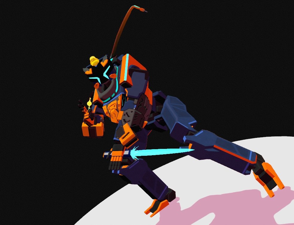 シンプルビームエフェクトパーツ