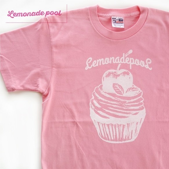 メンズmサイズ１点のみ カップケーキtシャツ ピンク Lemonadepool レモネードプール Booth