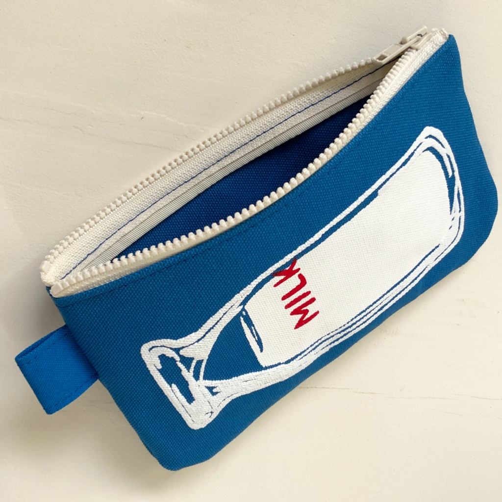 【送料無料】ミルクペンケース(ブルー)