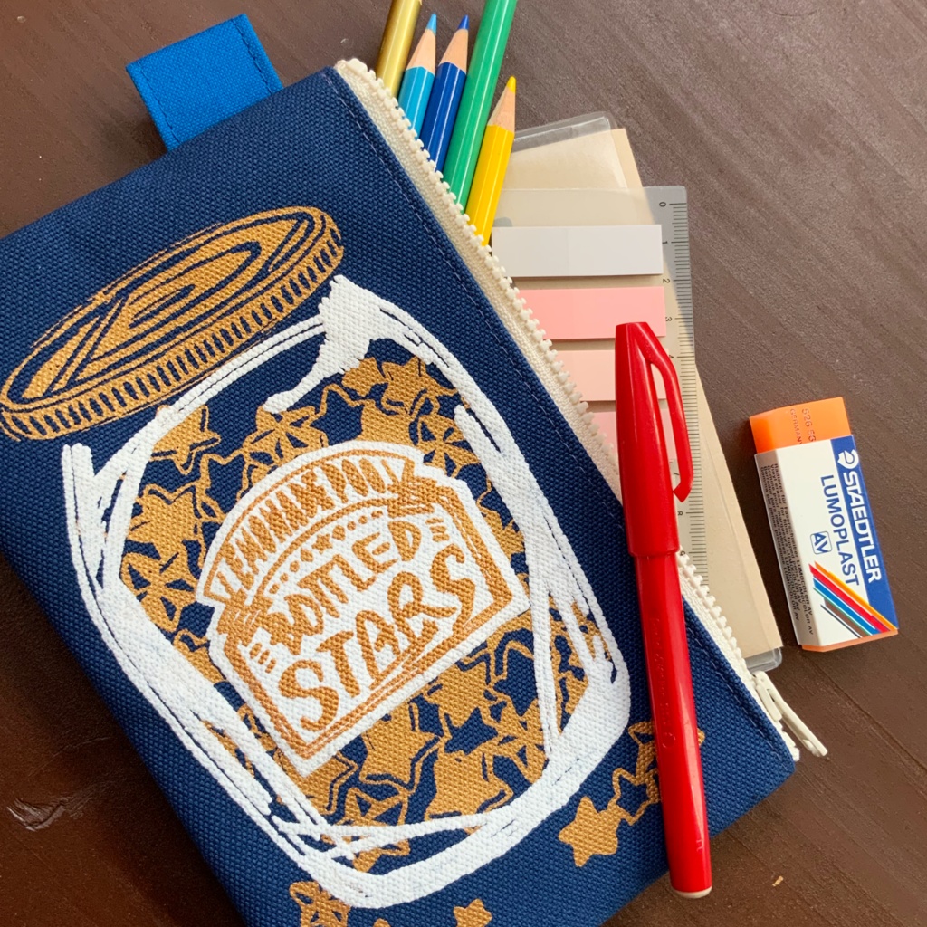 【送料無料】星の瓶詰め★ペンケース/通帳入れなど