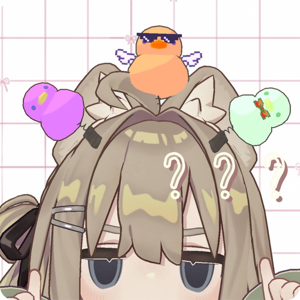 【3Dモデル】ぴょこぴょこあひる