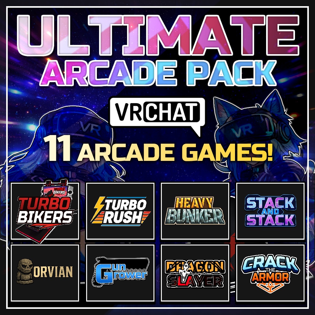 Ultimate Arcade Pack 【 VRChat 】 アーケード完全版