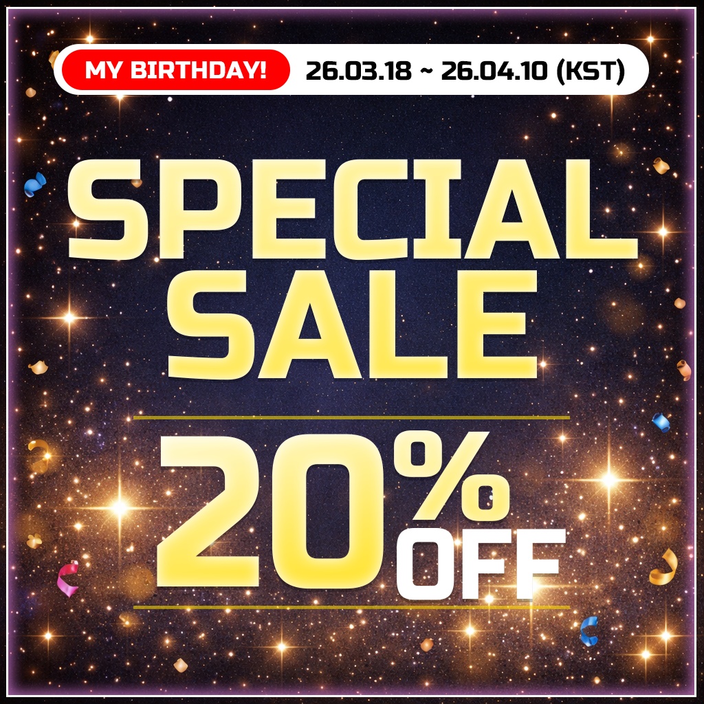 [ Event 20% OFF ● ] [ My Birthday Discount! ] | [ Sale ]