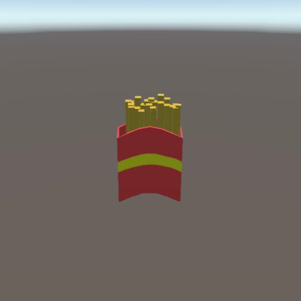 【VRChat想定】バーガーセット