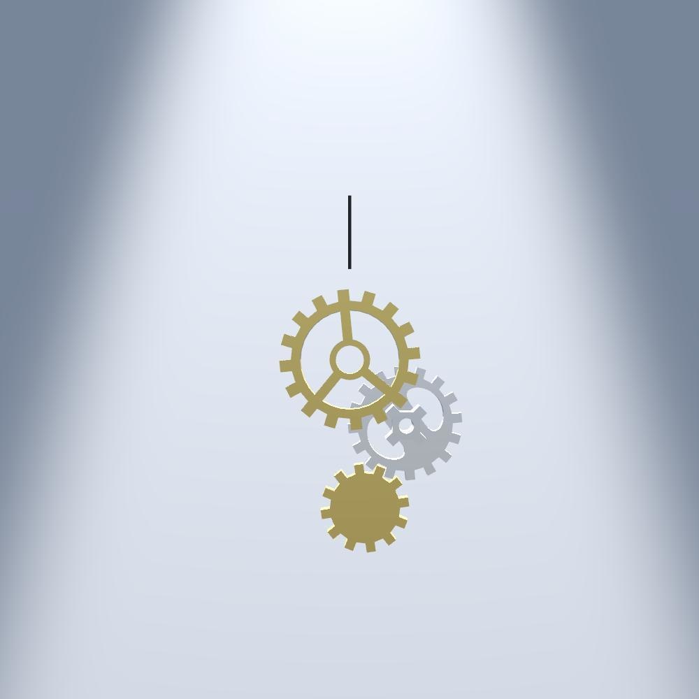 【VRChat想定】歯車チャーム