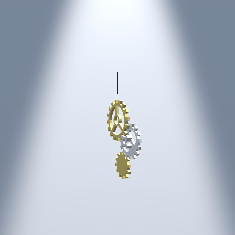 【VRChat想定】歯車チャーム