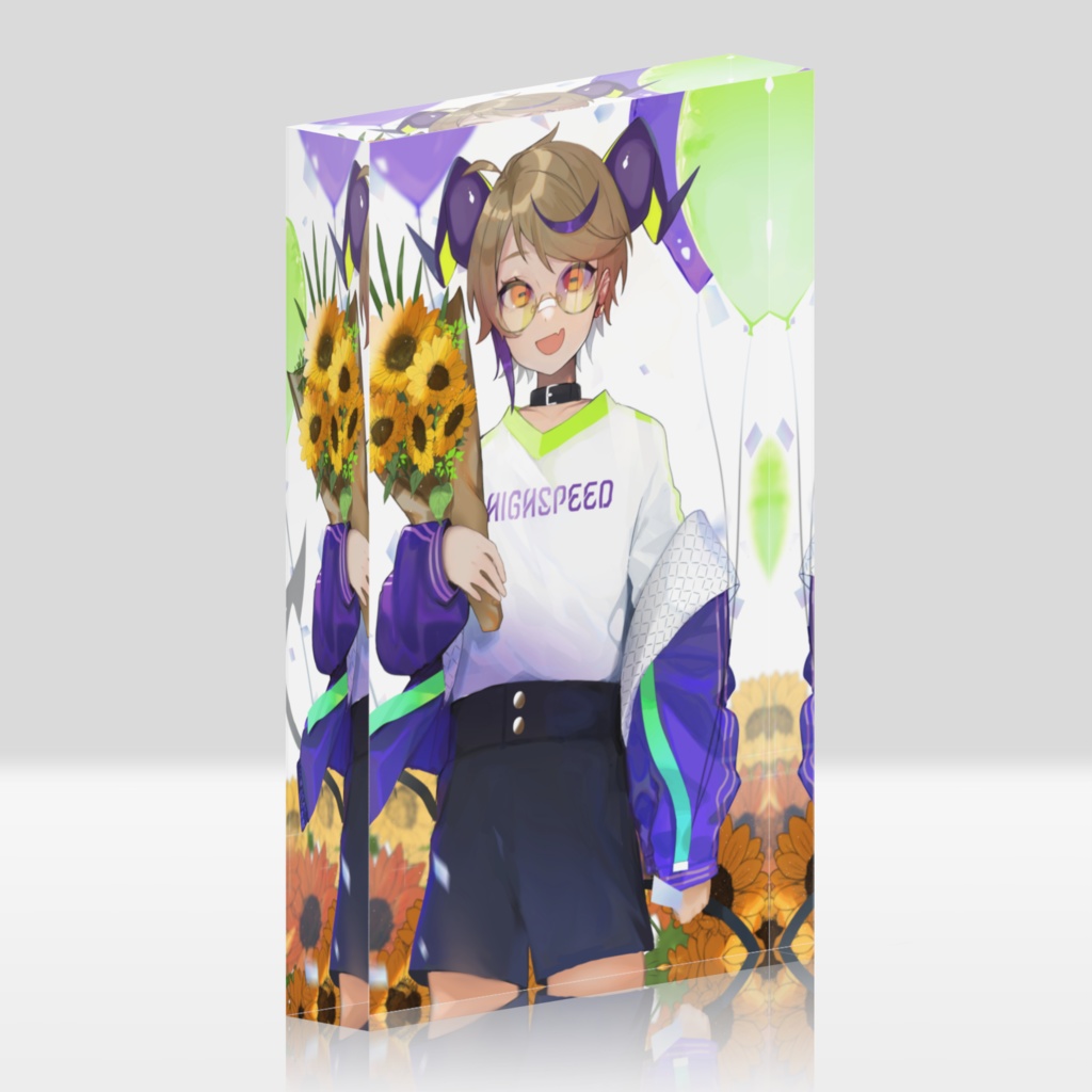 ヴァ森 誕生日アクリルブロック