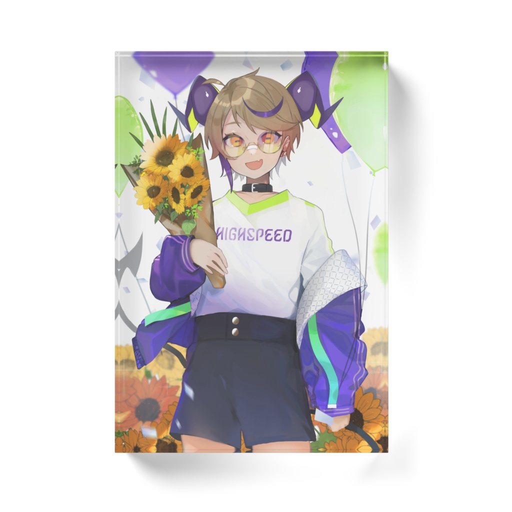 ヴァ森 誕生日アクリルブロック