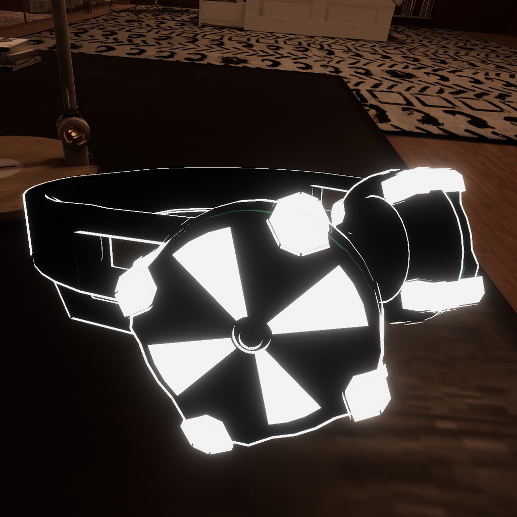 おしゃれなヘッドフォン(アニメーシヨンつき)