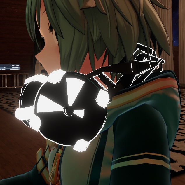 おしゃれなヘッドフォン(アニメーシヨンつき)