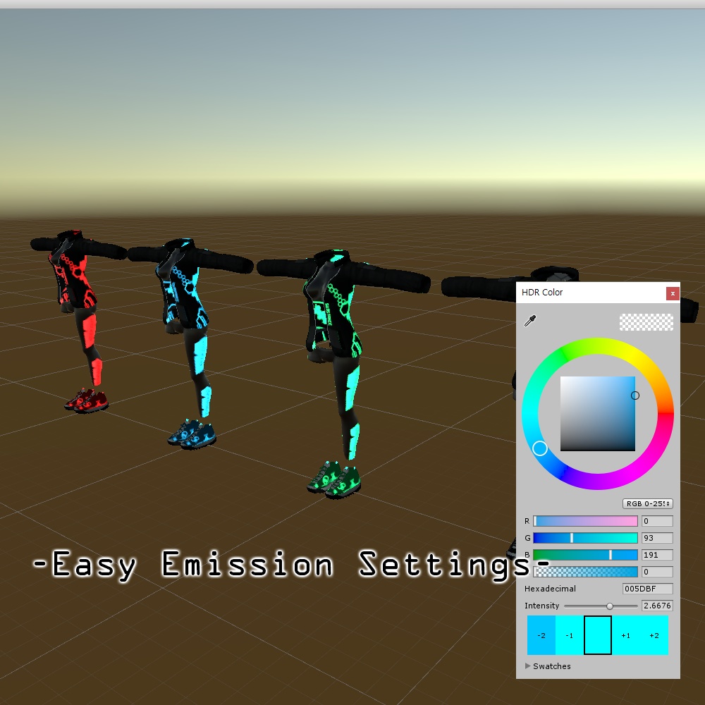 テックウェア服(狐雪ちゃん向け)