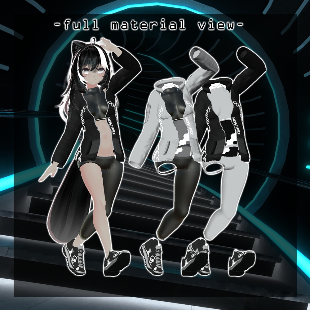 テックウェア服(狐雪ちゃん向け)