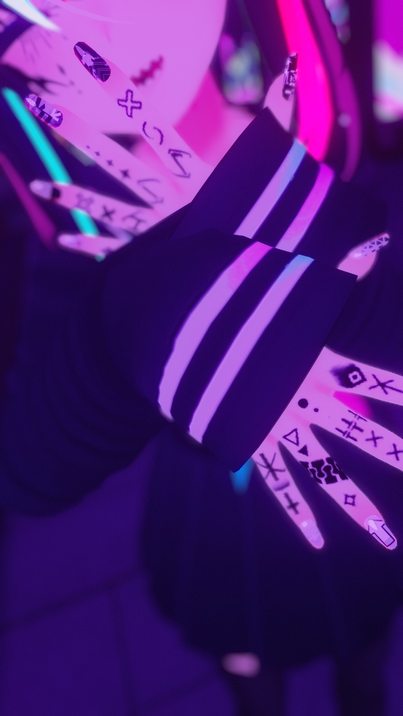 指タトゥー2(メリノ)