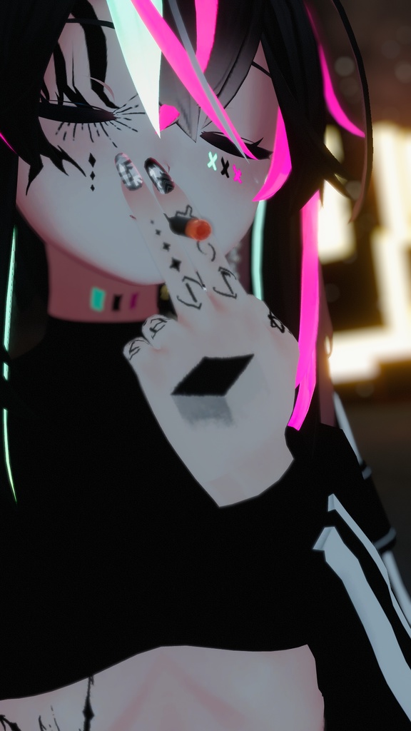 指タトゥー2(メリノ)