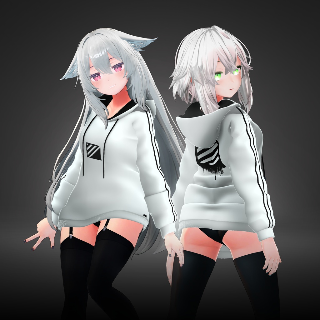 カジュアルパーカ(5アバター対応)