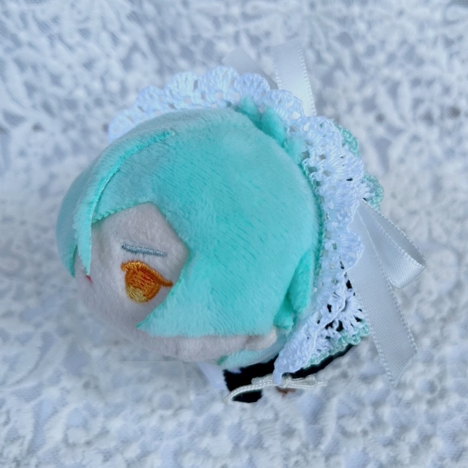 ヘッドドレス もちマス向 ホワイトグリーン