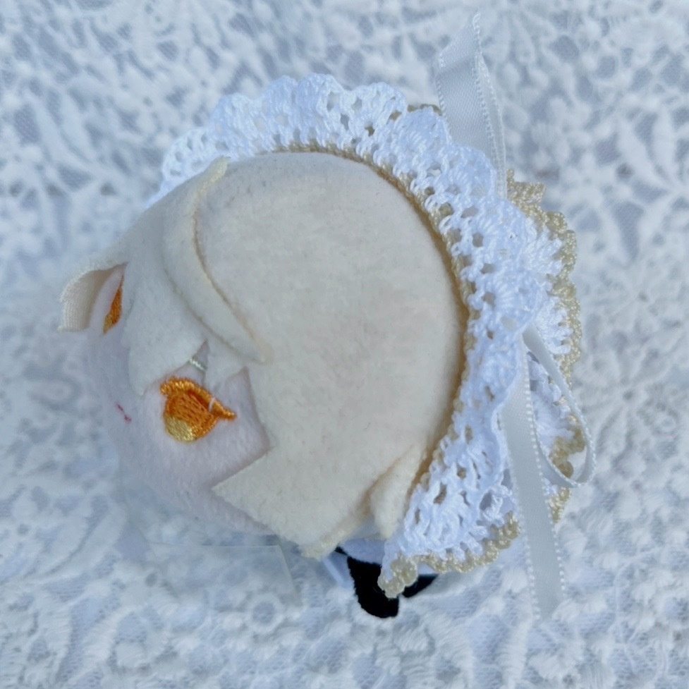 ヘッドドレス もちマス向 ホワイトイエロー