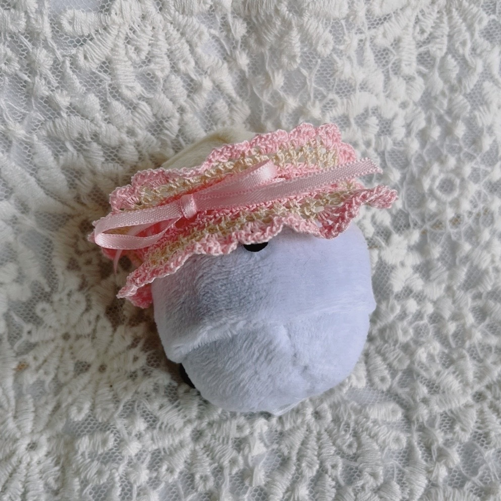 ヘッドドレス もちマスミニ向 ベージュピンク