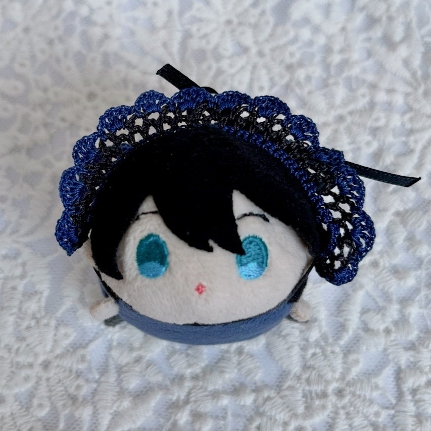 ヘッドドレス もちマスミニ向 ブラック紺