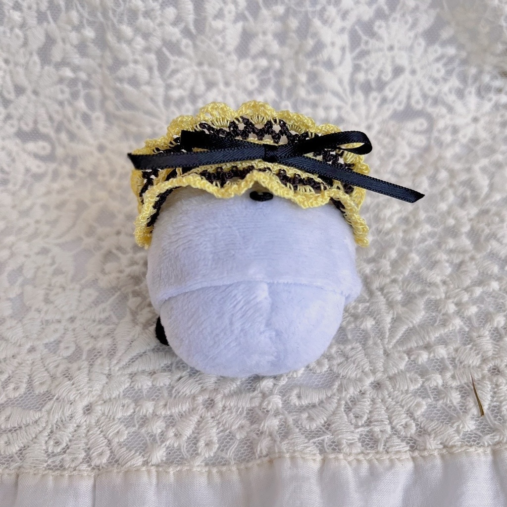 ヘッドドレス もちマスミニ向 ブラックイエロー