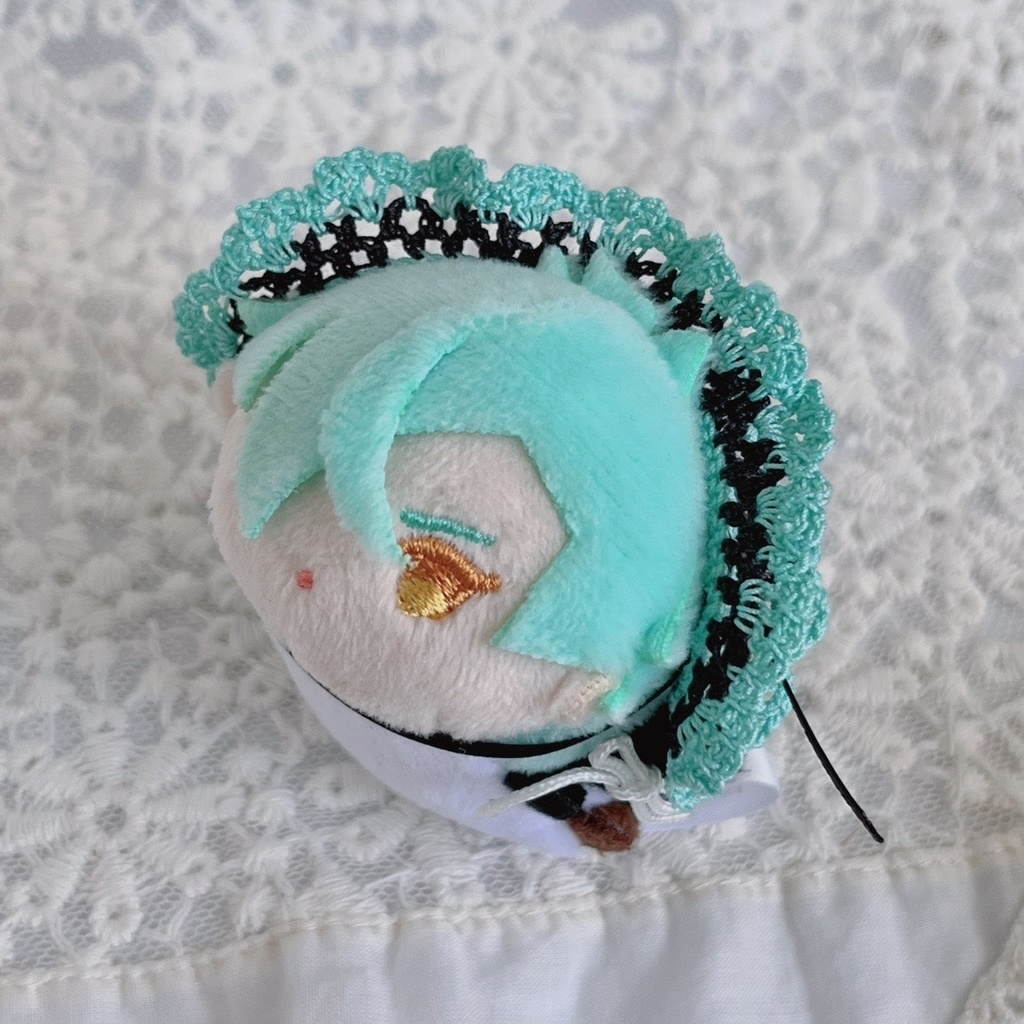 ヘッドドレス もちマスミニ向 ブラックミントグリーン