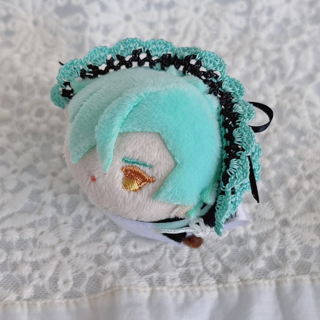 ヘッドドレス もちマスミニ向 ブラックミントグリーン