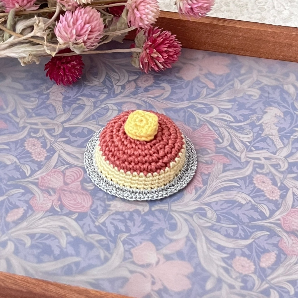 ぬいぐるみ用 パンケーキ帽子 小
