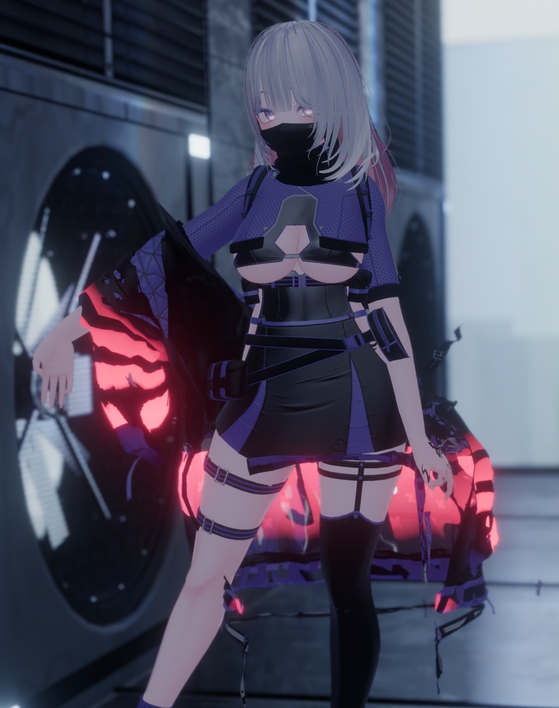 give you a mask【Modular avatar対応】【Midnight traveller】