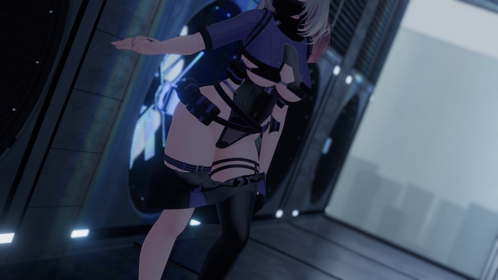 give you a mask【Modular avatar対応】【Midnight traveller】