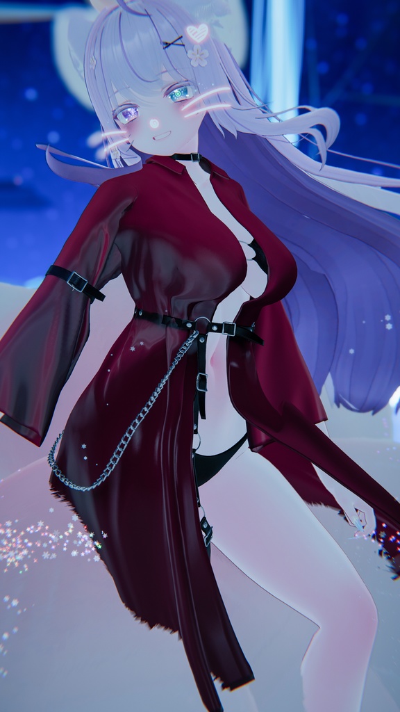 【脱げる!】-路地裏コート-back alley coat【Modular avatar対応】