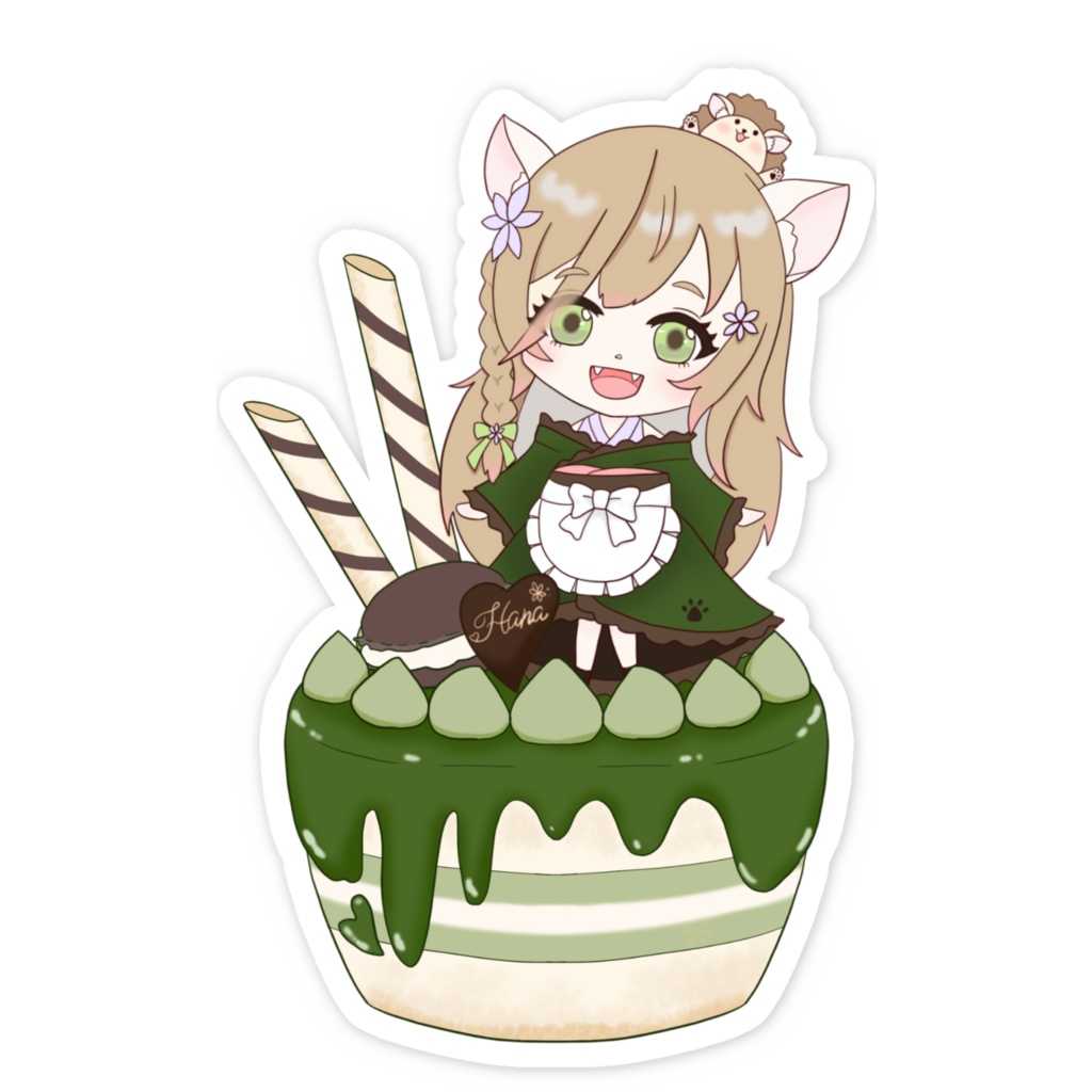 【受注生産】和衣装スマホステッカー【針森はな】