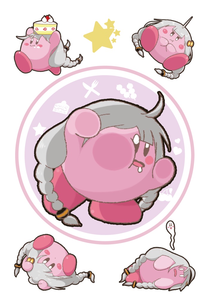 オリジナルシール サイズ:5×7.6cm 1枚【カット無し】