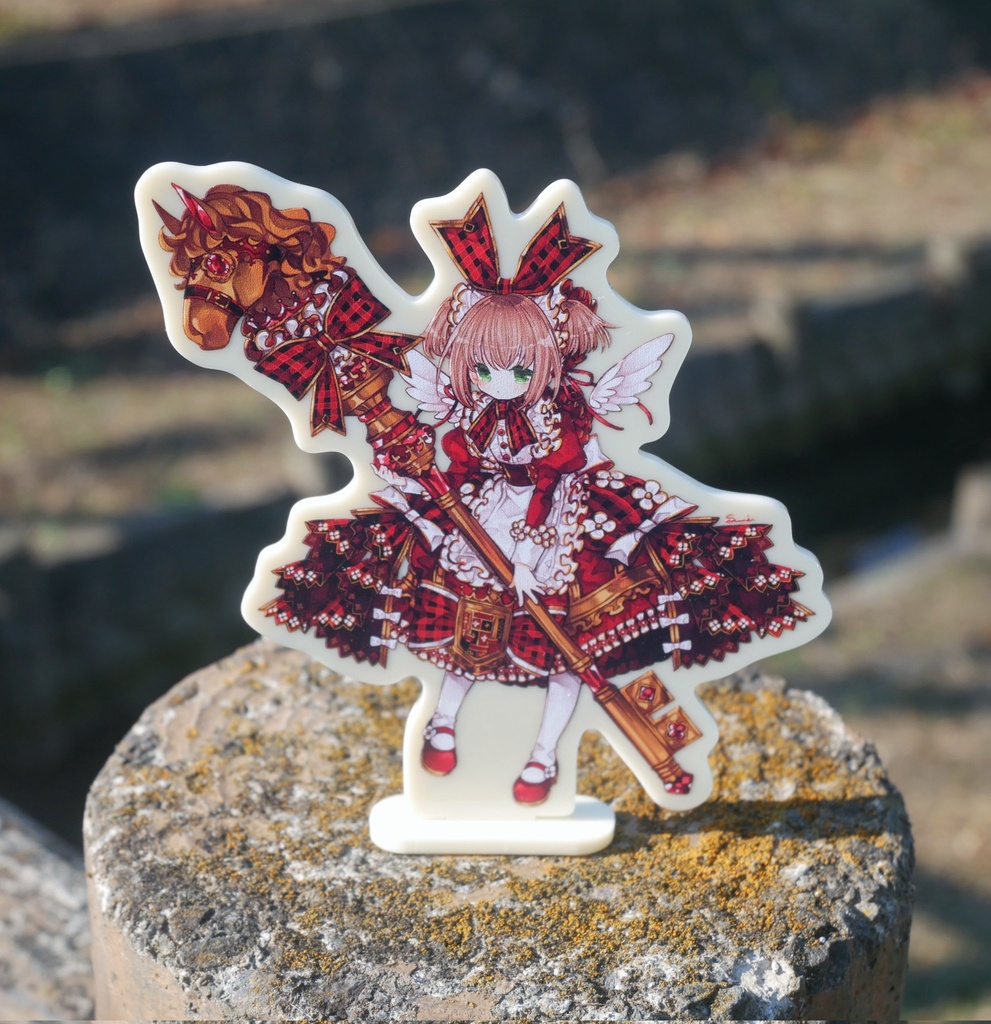 アクリルスタンド【赤チェック天使ちゃん】