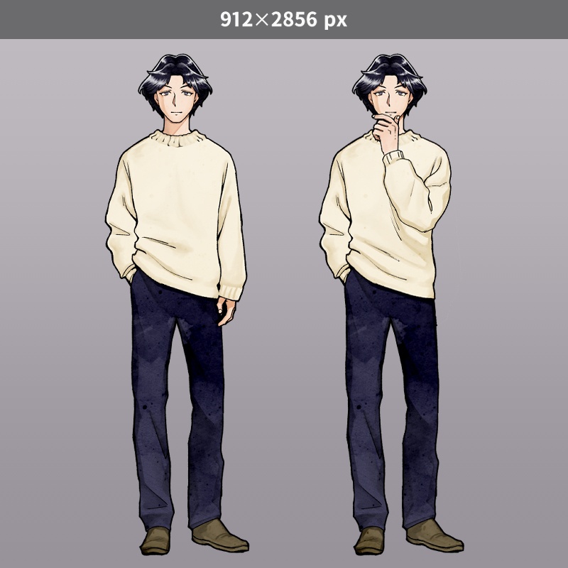 【無料】立ち絵_男性05