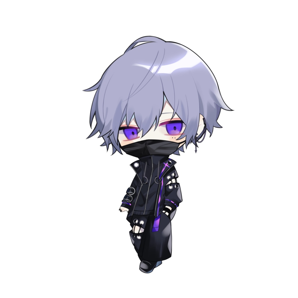 ポケット突っ込みステッカー