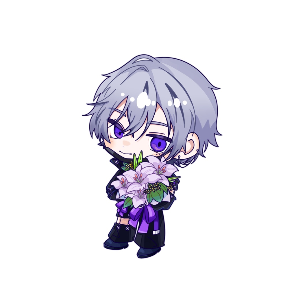 花束 アクリルキーホルダー