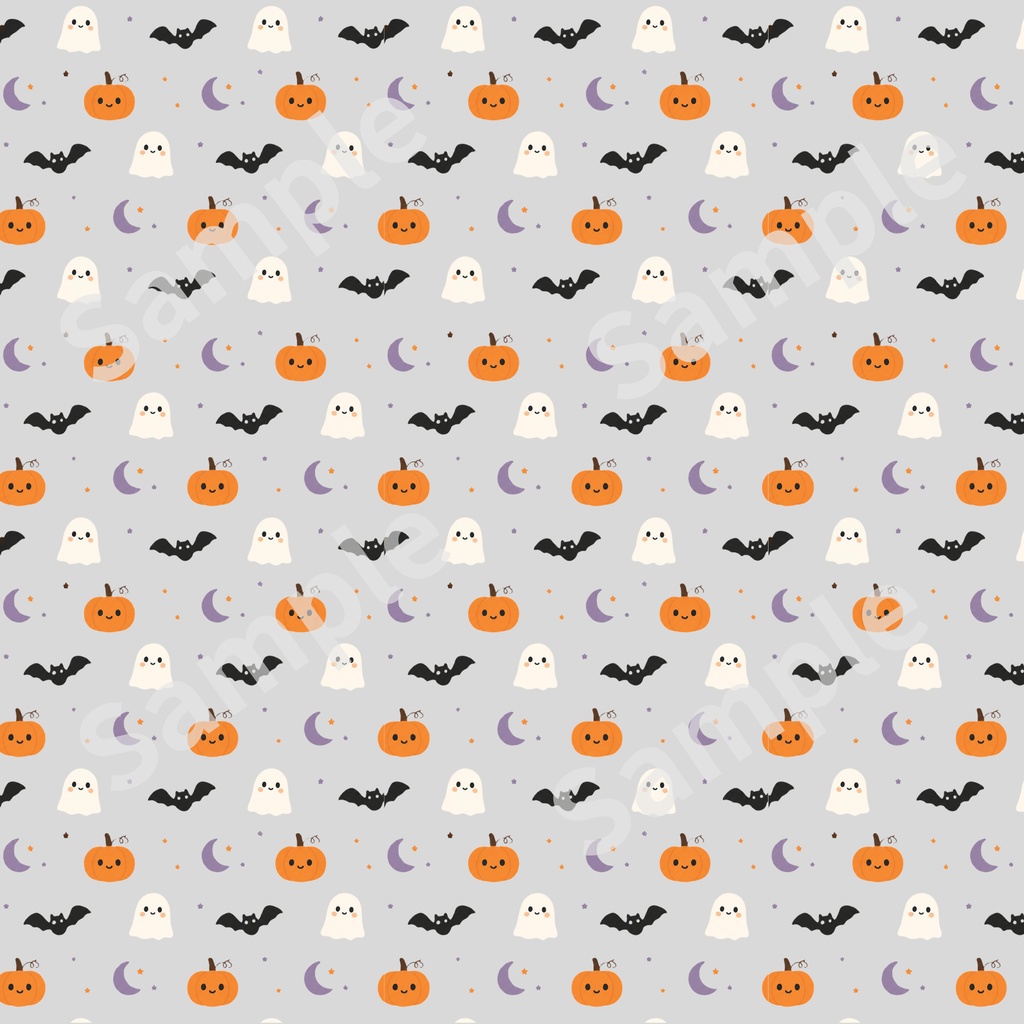 可愛いハロウィンデザインペーパー 10色セット