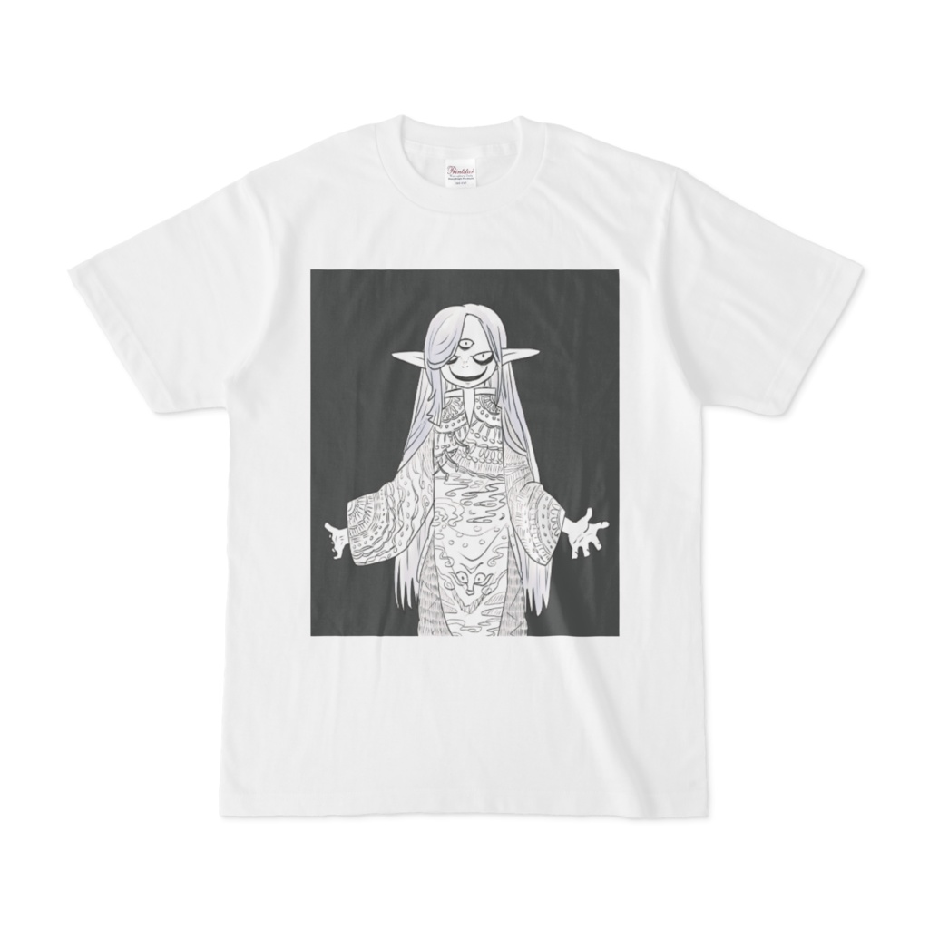 嗤う百目さんTシャツ